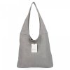 Uniwersalne Torebki Damskie Shopper Bag firmy Hernan HB0141 Jasno Szara